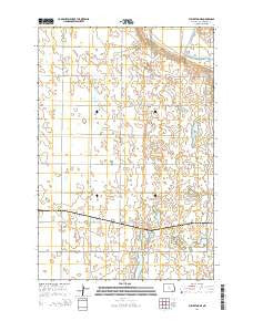 Fullerton NE North Dakota Current topographic map, 1:24000 scale, 7.5 X 7.5 Minute, Year 2014