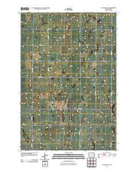 Fullerton SE North Dakota Historical topographic map, 1:24000 scale, 7.5 X 7.5 Minute, Year 2011