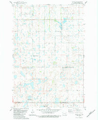 Gackle NE North Dakota Historical topographic map, 1:24000 scale, 7.5 X 7.5 Minute, Year 1983