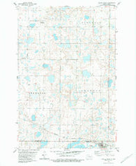 Gackle North North Dakota Historical topographic map, 1:24000 scale, 7.5 X 7.5 Minute, Year 1983