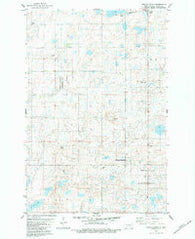 Gackle South North Dakota Historical topographic map, 1:24000 scale, 7.5 X 7.5 Minute, Year 1983