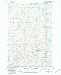 Gackle South North Dakota Historical topographic map, 1:24000 scale, 7.5 X 7.5 Minute, Year 1983