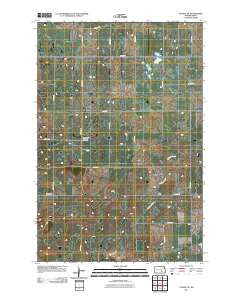 Gackle NE North Dakota Historical topographic map, 1:24000 scale, 7.5 X 7.5 Minute, Year 2011