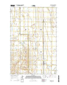 Galesburg North Dakota Current topographic map, 1:24000 scale, 7.5 X 7.5 Minute, Year 2014