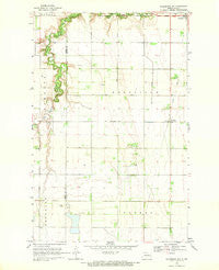 Galesburg NW North Dakota Historical topographic map, 1:24000 scale, 7.5 X 7.5 Minute, Year 1968