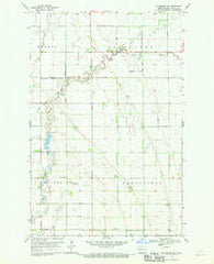 Galesburg SE North Dakota Historical topographic map, 1:24000 scale, 7.5 X 7.5 Minute, Year 1968