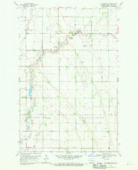 Galesburg SE North Dakota Historical topographic map, 1:24000 scale, 7.5 X 7.5 Minute, Year 1968