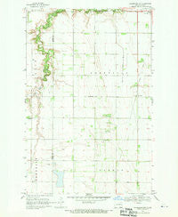 Galesburg North Dakota Historical topographic map, 1:24000 scale, 7.5 X 7.5 Minute, Year 1968
