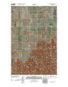 Gamache Creek North Dakota Historical topographic map, 1:24000 scale, 7.5 X 7.5 Minute, Year 2011