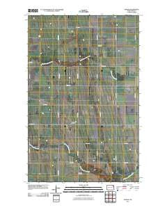 Gardar North Dakota Historical topographic map, 1:24000 scale, 7.5 X 7.5 Minute, Year 2011