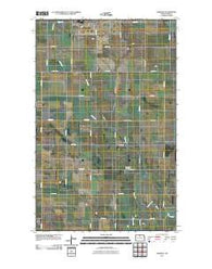 Gardena North Dakota Historical topographic map, 1:24000 scale, 7.5 X 7.5 Minute, Year 2011