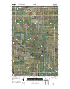 Gardena North Dakota Historical topographic map, 1:24000 scale, 7.5 X 7.5 Minute, Year 2011