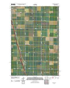Gardner North Dakota Historical topographic map, 1:24000 scale, 7.5 X 7.5 Minute, Year 2011