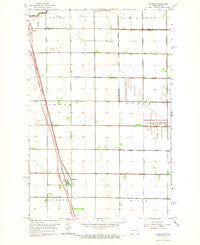 Gardner North Dakota Historical topographic map, 1:24000 scale, 7.5 X 7.5 Minute, Year 1963