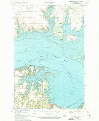 Garrison Dam North North Dakota Historical topographic map, 1:24000 scale, 7.5 X 7.5 Minute, Year 1972
