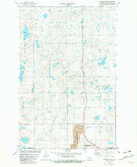 Garrison NE North Dakota Historical topographic map, 1:24000 scale, 7.5 X 7.5 Minute, Year 1981