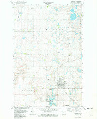 Garrison North Dakota Historical topographic map, 1:24000 scale, 7.5 X 7.5 Minute, Year 1981