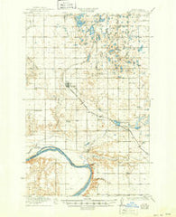 Garrison North Dakota Historical topographic map, 1:62500 scale, 15 X 15 Minute, Year 1922