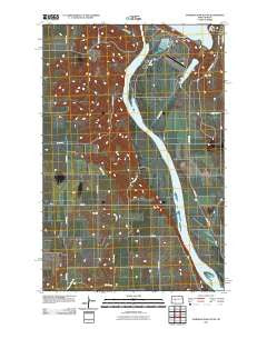 Garrison Dam South North Dakota Historical topographic map, 1:24000 scale, 7.5 X 7.5 Minute, Year 2011