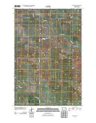 Gascoyne North Dakota Historical topographic map, 1:24000 scale, 7.5 X 7.5 Minute, Year 2011