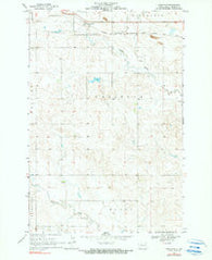 Gascoyne North Dakota Historical topographic map, 1:24000 scale, 7.5 X 7.5 Minute, Year 1969