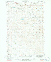 Gascoyne North Dakota Historical topographic map, 1:24000 scale, 7.5 X 7.5 Minute, Year 1969