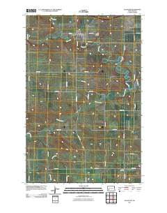 Gladstone North Dakota Historical topographic map, 1:24000 scale, 7.5 X 7.5 Minute, Year 2011