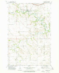 Gladstone North Dakota Historical topographic map, 1:24000 scale, 7.5 X 7.5 Minute, Year 1973