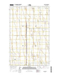 Glasston North Dakota Current topographic map, 1:24000 scale, 7.5 X 7.5 Minute, Year 2014