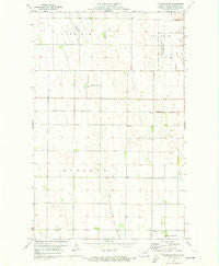 Glasston NE North Dakota Historical topographic map, 1:24000 scale, 7.5 X 7.5 Minute, Year 1971