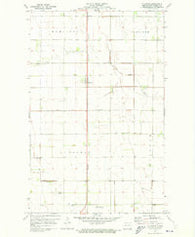 Glasston North Dakota Historical topographic map, 1:24000 scale, 7.5 X 7.5 Minute, Year 1971