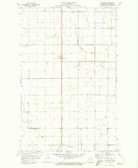Glasston North Dakota Historical topographic map, 1:24000 scale, 7.5 X 7.5 Minute, Year 1971