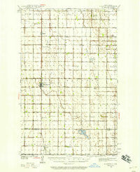 Glasston North Dakota Historical topographic map, 1:62500 scale, 15 X 15 Minute, Year 1939