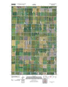 Glasston NE North Dakota Historical topographic map, 1:24000 scale, 7.5 X 7.5 Minute, Year 2011