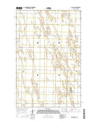 Glasston NE North Dakota Current topographic map, 1:24000 scale, 7.5 X 7.5 Minute, Year 2014