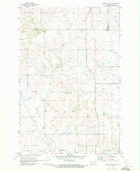 Glen Ullin NE North Dakota Historical topographic map, 1:24000 scale, 7.5 X 7.5 Minute, Year 1970