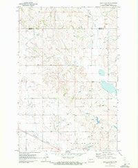 Glen Ullin NW North Dakota Historical topographic map, 1:24000 scale, 7.5 X 7.5 Minute, Year 1970