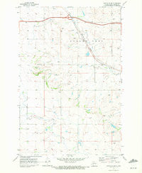 Glen Ullin SW North Dakota Historical topographic map, 1:24000 scale, 7.5 X 7.5 Minute, Year 1970