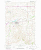 Glen Ullin North Dakota Historical topographic map, 1:24000 scale, 7.5 X 7.5 Minute, Year 1960