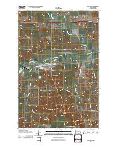 Glen Ullin North Dakota Historical topographic map, 1:24000 scale, 7.5 X 7.5 Minute, Year 2011