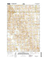Glen Ullin NE North Dakota Current topographic map, 1:24000 scale, 7.5 X 7.5 Minute, Year 2014