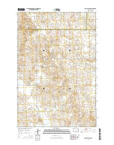 Glen Ullin NE North Dakota Current topographic map, 1:24000 scale, 7.5 X 7.5 Minute, Year 2014