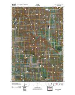Glen Ullin NW North Dakota Historical topographic map, 1:24000 scale, 7.5 X 7.5 Minute, Year 2011