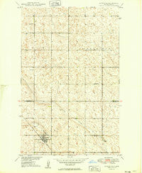 Glenburn North Dakota Historical topographic map, 1:24000 scale, 7.5 X 7.5 Minute, Year 1949