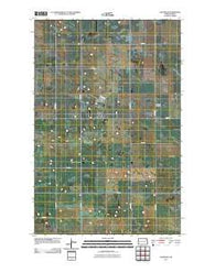 Glenfield North Dakota Historical topographic map, 1:24000 scale, 7.5 X 7.5 Minute, Year 2011
