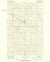 Glenfield North Dakota Historical topographic map, 1:24000 scale, 7.5 X 7.5 Minute, Year 1951