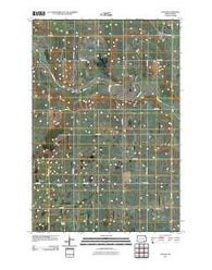 Glover North Dakota Historical topographic map, 1:24000 scale, 7.5 X 7.5 Minute, Year 2011