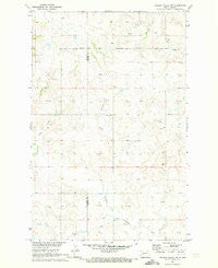 Golden Valley NW North Dakota Historical topographic map, 1:24000 scale, 7.5 X 7.5 Minute, Year 1970