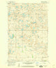 Goldwin SE North Dakota Historical topographic map, 1:24000 scale, 7.5 X 7.5 Minute, Year 1958