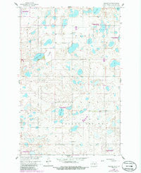 Goldwin SW North Dakota Historical topographic map, 1:24000 scale, 7.5 X 7.5 Minute, Year 1958